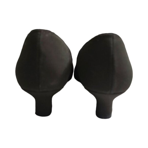 Vaneli Brown Square Toe Criss Cross Kitten Heel Sz 6.5N - Picture 5 of 8